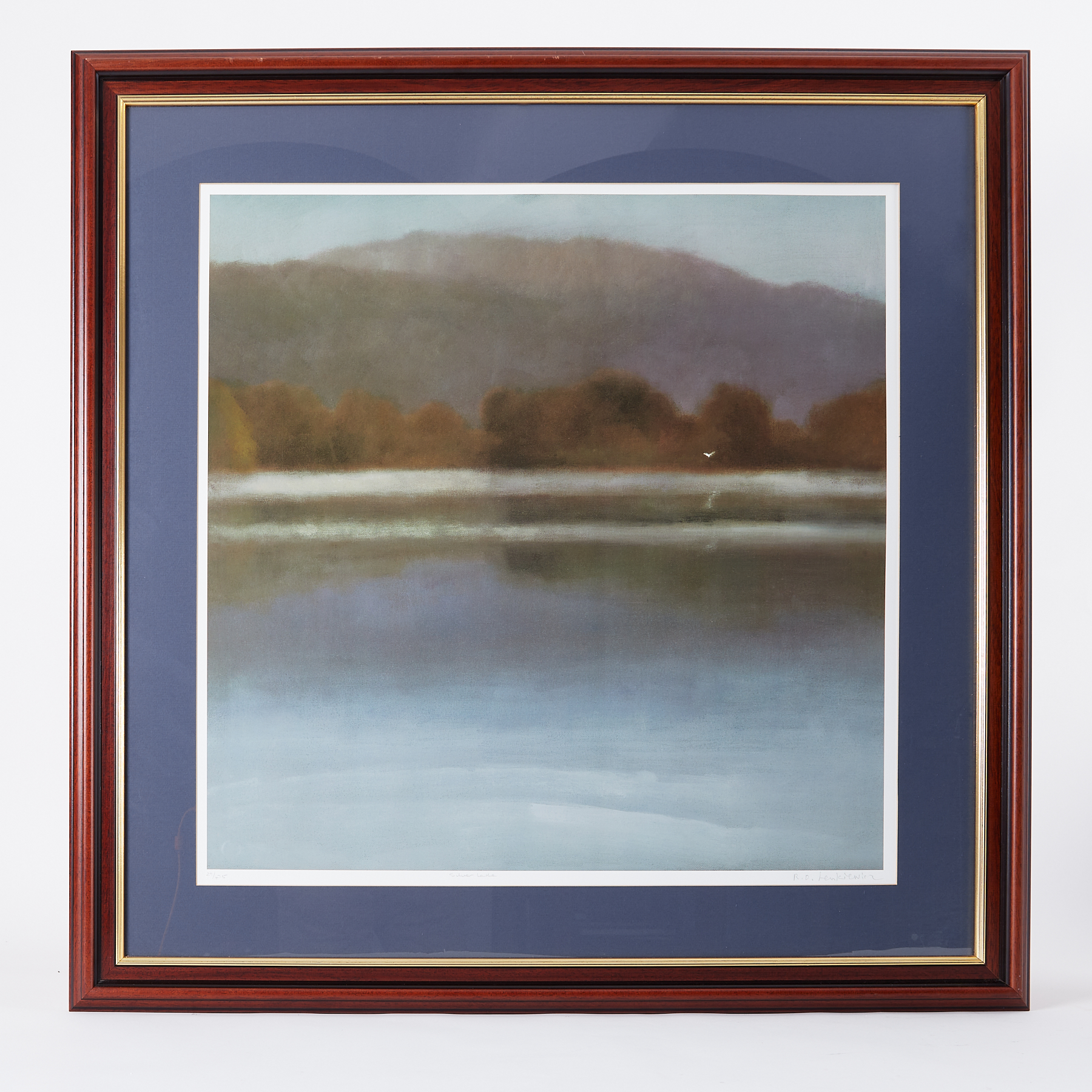 Robert Lenkiewicz (1941-2002) 'Silver Lake' signed limited edition print 29/475, 59cm x 59cm, with