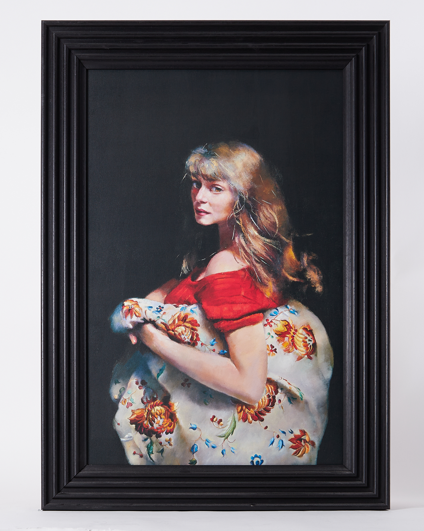 Robert Lenkiewicz (1941-2002) 'Study of Fiorella' limited edition giclee on canvas 9/475, with