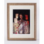 Robert Lenkiewicz (1941-2002) 'Anna Paper Lanterns' signed limited edition print 29/500, 52cm x 36.