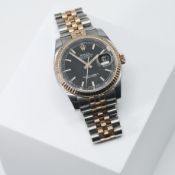 Rolex, a bi-metal rose gold & stainless steel automatic Rolex Oyster Perpetual Datejust wristwatch