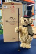 Steiff, 'Christmas Caroller', 26cm, boxed.