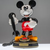 A novelty Mickey Mouse telephone.