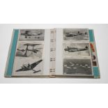 Album number 5 containing 150 pcs featuring 'RAF military aircraft' published by Valentines