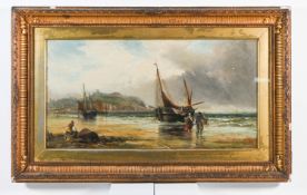 After Thomas Bush Hardy, Victorian oil painting, signed and dated 1890, inscribed on the reverse 'On