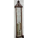 An Admiral Fitzroy barometer, 110cm x 18cm.