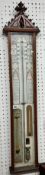 An Admiral Fitzroy barometer, 110cm x 18cm.