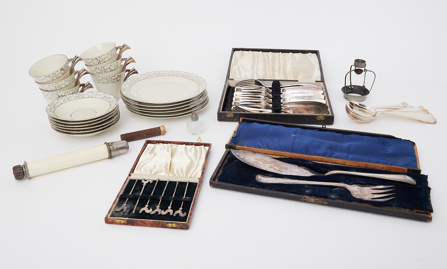 A large quantity of silver plated wares mainly by Mappin & Webb including spoons, forks, knives