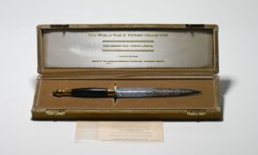 The American Historical Foundation World War II Victory Collection, six commemorative knives with