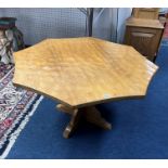 Sid Pollard of Thirsk (1914-1994) Ex Mouseman - a low coffee table, height 49cm.