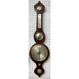 A 19th Century five glass barometer, marked Abbey, Newport P.