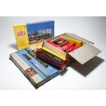 Hornby Dublo Cardiff Castle locomotive and tender, boxed together with various points,