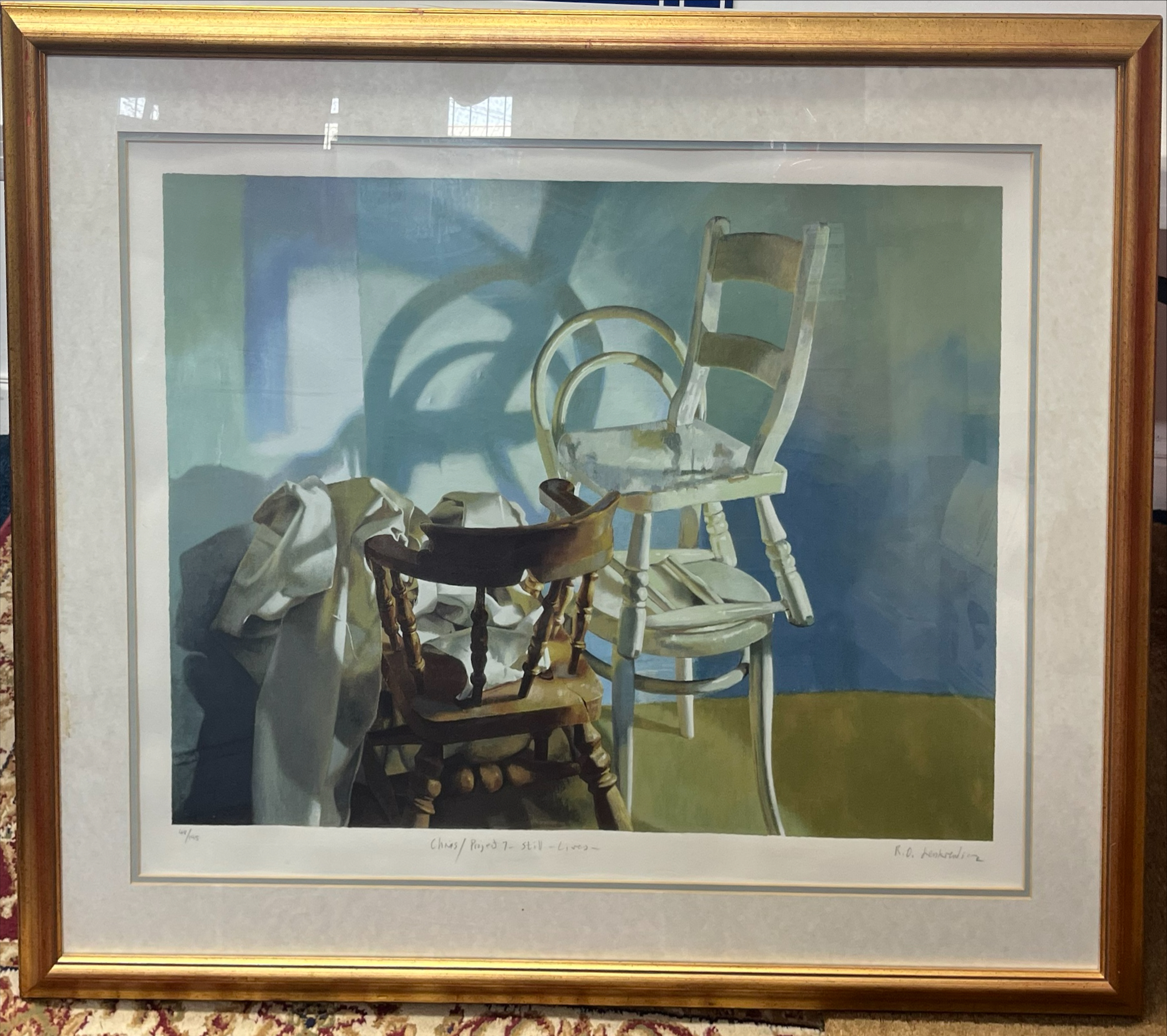 Robert Lenkiewicz (1941-2002), Chairs/Project 7 - Still - Lives, print edition 48/195, signed and