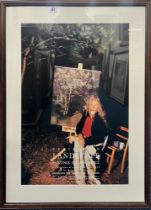 Robert Lenkiewicz (1941-2002), signed poster, exhibition landscape, framed and glazed, overall