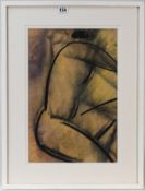 Mary Stork (1925-2006) 'Dream' mixed media, signed and dated 19.06.94, 42cm x 28cm, framed and