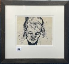 Robert Lenkiewicz (1941-2002), biro drawing of Mouse, circa 1960s, 19cm x 24cm, framed and glazed,