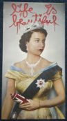 Mr. Brainwash, poster of Queen Elizabeth II, unframed, 79cm x 43cm