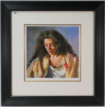 Robert Lenkiewicz (1941-2002) 'Study of Anna' signed limited edition singed print, number 183/750.