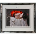 Robert Lenkiewicz (1941-2002) 'Esther Rear View' signed limited edition print 61/250, framed and