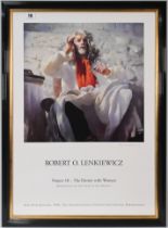 Promotional poster for the Robert O. Lenkiewicz (1941-2002) 1994 exhibition Project 18 - Painter