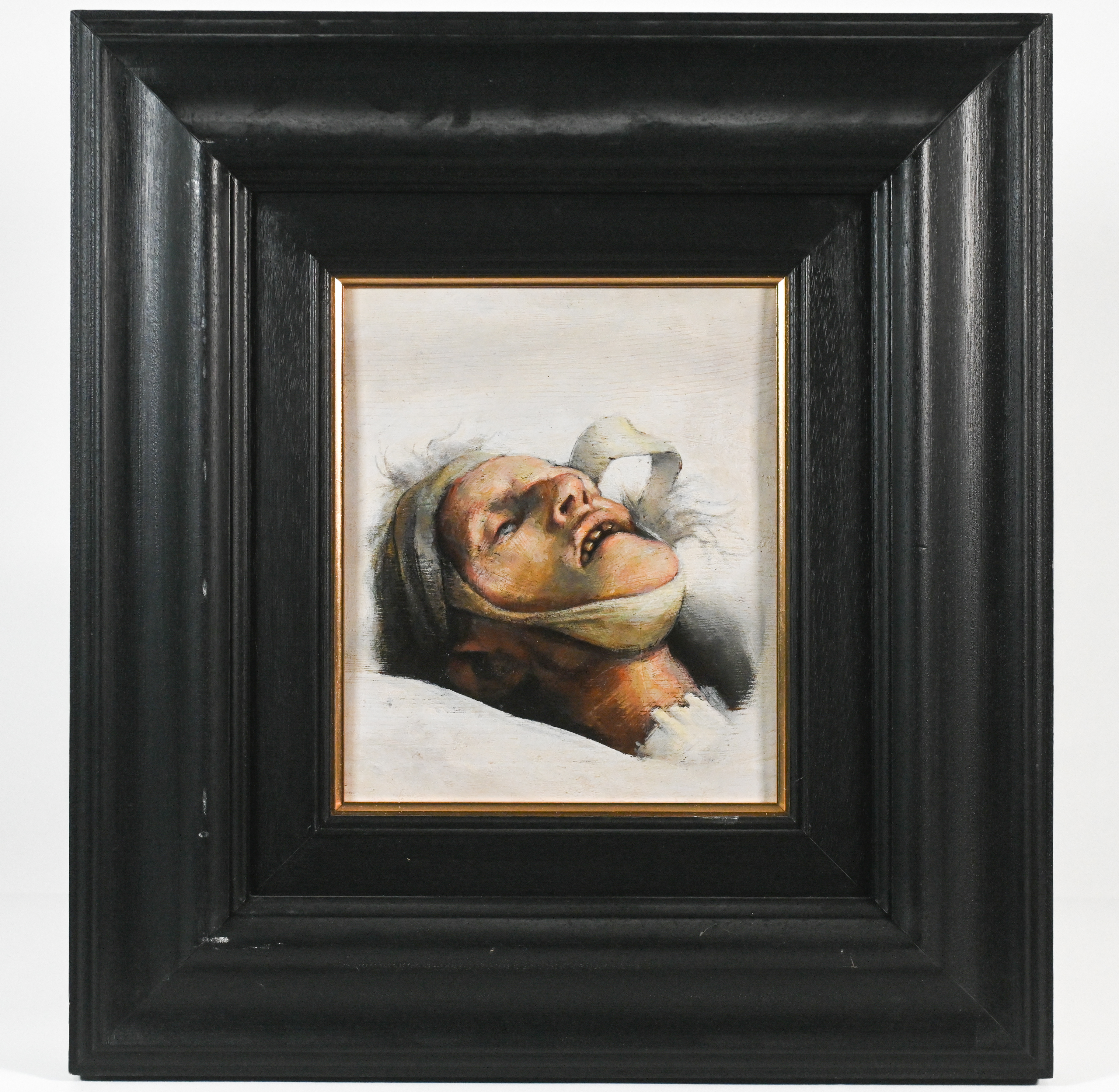 Robert Lenkiewicz (1941-2002) Study of the Painter’s Dead Mother. Year: 1977, Medium: Cryla on