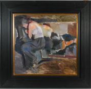 Robert Lenkiewicz (1941-2002), Reflections, oil on canvas, framed and glazed, 78cm x 80cm