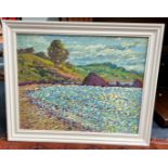 Paul Stephens, original oil on board 'Poldark Country, Cornwall (Looe Beach)', also an unfinished
