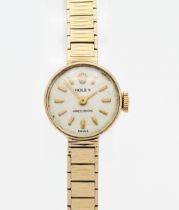 Rolex, a ladies 9ct yellow gold Precision dress watch, approx 16.4g.