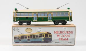 Knox & Floyd Classic Toys ‘Limited Edition’ Clockwork (‘Wind Up’) tinplate Melbourne W Class Tram: