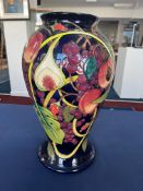 Moorcroft Prestige Queens choice, large vase, height 43cm.