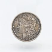 A US silver dollar 1889.
