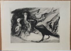 Kim Atkinson, Shag Nesting (1987), signed limited edition print 5/5. (57cm x 42cm) This artwork is
