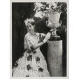 Paul Tanqueray (British 1905-1991) silver gelatine photographic print, Pamela Stanley as Victoria