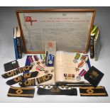 of WWII interest, WATU, Western Approaches Tactical Unit, a collection of medals and memorabilia