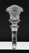 Rosenthal 'Versace' medusa head wine bottle stopper, boxed.