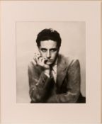 A silver gelatine photographic print - Ivor Novello, 1932, dated and titled on reverse, mounted,