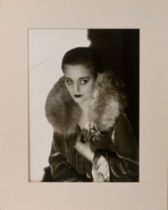 Paul Tanqueray (1905-1991) Tallulah Bankhead, silver gelatine photographic print, 1928, dated and