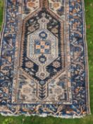 Three rugs, 1 measures 1.7m x 1.1m. It was bought in Islamabad, Pakistan, in 199, Rug 2 measures 1.