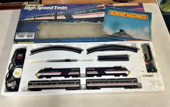 Hornby Railways, 'High Speed Set' electric train set, boxed.