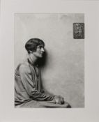 A gelatine silver photographic print - Sybil Thorndike, 1926, dated and inscribed on reverse,
