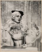 Paul Tanqueray (1905-1991) silver gelatine photographic print, Vera Nemchinova, 1927, dated and