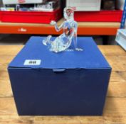 Swarovski Crystal Glass, 'Mermaid with pearl', boxed.