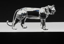 Swarovski Crystal Glass, 'Tiger', boxed.