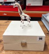 Swarovski Crystal Glass, 'Giraffe,' boxed.