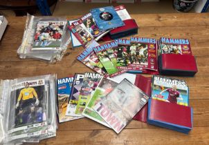 Collection of West Ham United Football Club programmes from 1999 to 2004