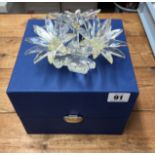 Swarovski Crystal Glass, 'Flower Arrangement maxi - Yellow', boxed.