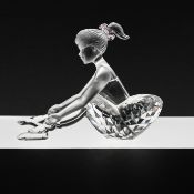 Swarovski Crystal Glass, 'Young Ballerina', boxed.