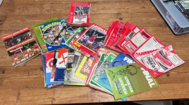 Collection of various football programmes, to include Liverpool Football Club