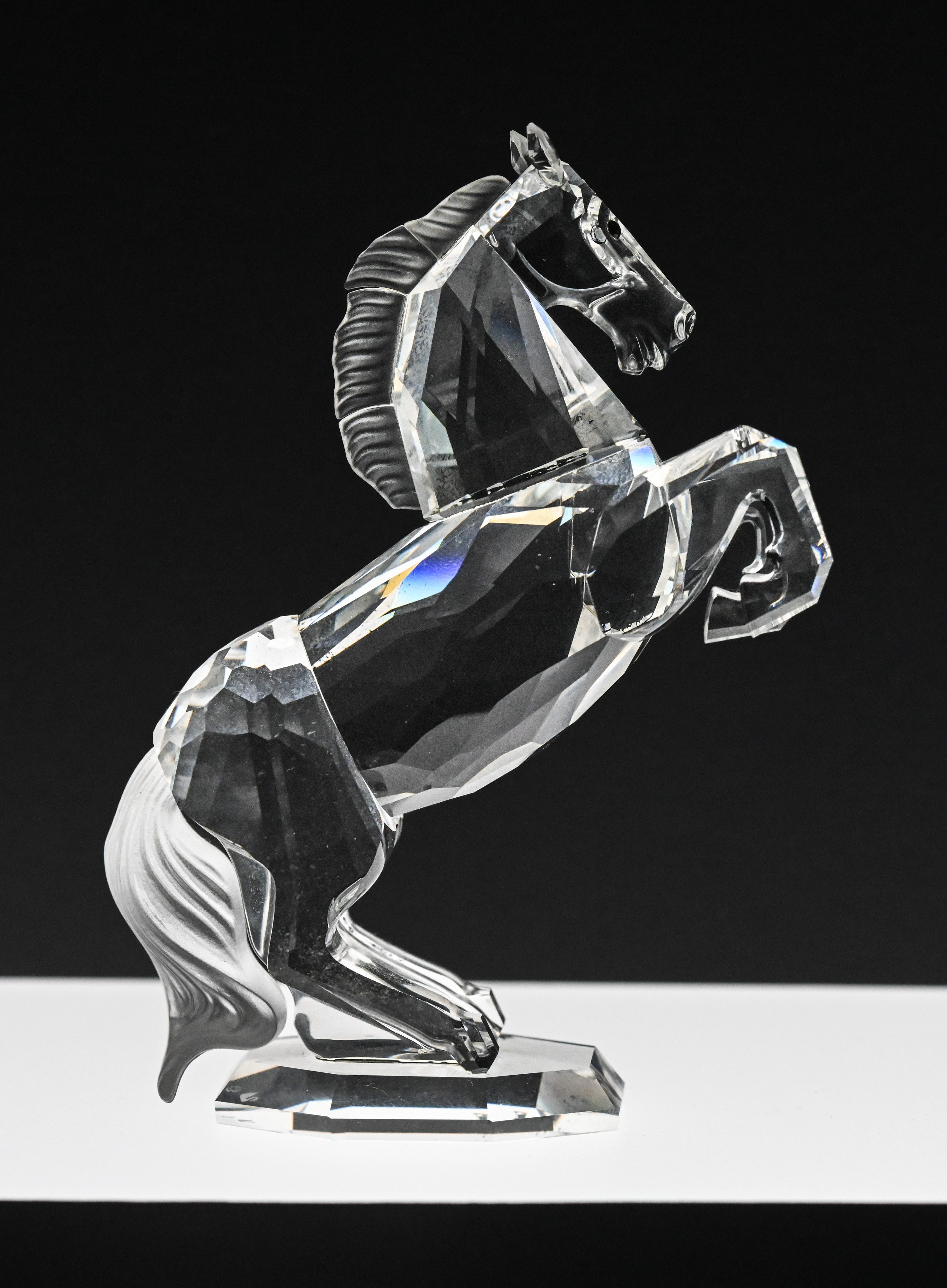 Swarovski Crystal Glass, 'White Stallion', boxed.