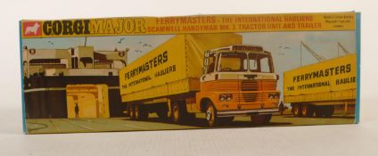 Boxed Corgi Major Ferrymasters Scammell Handyman MK3 tractor unit & Trailer 1147