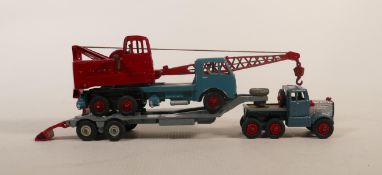 Repainted Dinky Supertoys Tractor Unit & 20 Ton Mobile Mounted Crane (2)